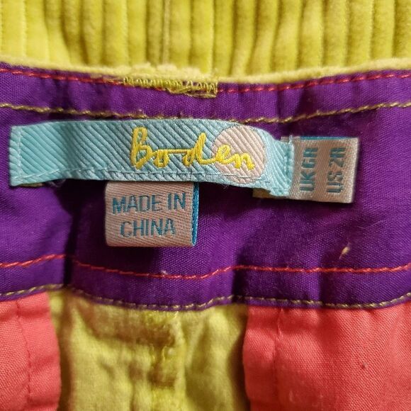 Boden Green Corduroy Skirt (2R) - Picture 5 of 5